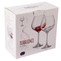 Набор бокалов для вина «Турбуленция», 570 мл, 2 шт Набор бокалов для вина «Турбуленция», 570 мл, 2 шт