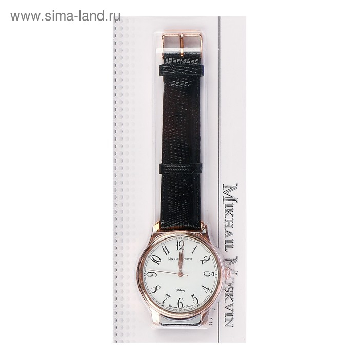 Часы наручные мужские "Михаил Москвин", кварцевые, модель 1200A3L2