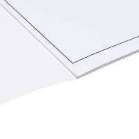 Альбом для черчения А4, 10 листов, блок 200 г/м&sup2;, на клею, ErichKrause, горизонтальная рамка