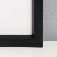 Фоторамка пластик "МИРАМ" 40х50 см, чёрный (пластиковый экран)