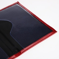 Обложка для паспорта, цвет бордовый Обложка для паспорта, цвет бордовый