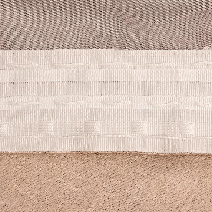 Штора портьерная Этель "Классика"цв.золотой, 270*300 см,100% п/э