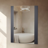 Зеркало , настенное, 67х52см, с декоративными вставками (цвет вставки черный) Зеркало , настенное, 67х52см, с декоративными вставками (цвет вставки черный)