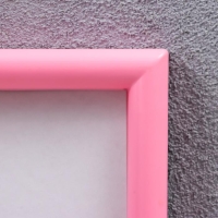 Фоторамка пластик L-4 21х30 см Розовый (пластиковый экран)