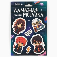 Алмазная мозаика-стикер с частичным заполнением для детей &laquo;Юные волшебники&raquo;, набор для творчества