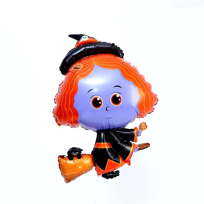 Шар фольгированный 36 Шар фольгированный 36" «Ведьмочка фиолетовая»