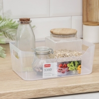 Корзина для хранения Scandi, 3,1 л, 24&times;17&times;9 см, цвет прозрачный
