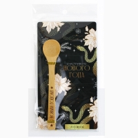 Ложка столовая из бамбука «Счастливого нового года», 3 х 16 см Ложка столовая из бамбука «Счастливого нового года», 3 х 16 см