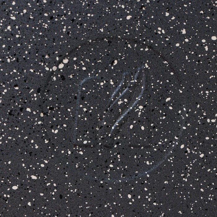 Сковорода &laquo;Гранит&raquo;, d=26 см, пластиковая ручка, антипригарное покрытие, цвет серый