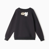 Свитшот детский MINAKU, цвет чёрный, рост 134 см Свитшот детский MINAKU, цвет чёрный, рост 134 см