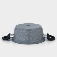 Кастрюля Доляна &laquo;Марбл&raquo;, 2 л, d=20 см, h=9 см, антипригарное покрытие