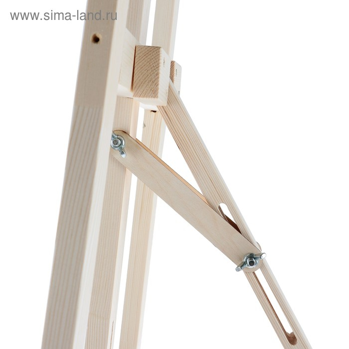 Мольберт тип &laquo;Лира&raquo; 145 х 52 см, с бегунком, РАЗОБРАННЫЙ, неокрашенное дерево, Calligrata