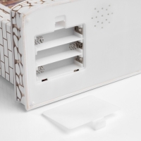 Фигура светодиодная «Чудесный камин», 26х10х18 см, музыка, батарейки ААх3 (не вкомплекте), USB, свечение тёплое белое Фигура светодиодная «Чудесный камин», 26х10х18 см, музыка, батарейки ААх3 (не вкомплекте), USB, свечение тёплое белое