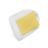 Держатель самоклеящийся ТУНДРА krep, 45х45 мм, цвет белый, 3 шт. МИКС