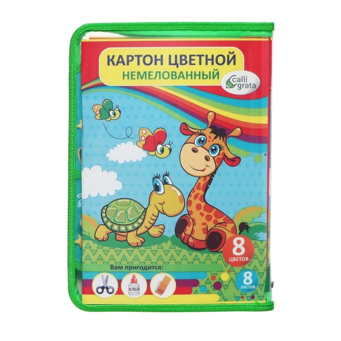 Папка для труда А4, 325 х 230 х 25 мм, молния вокруг, откидная планка, пластиковая, ПТР-1 Папка для труда А4, 325 х 230 х 25 мм, молния вокруг, откидная планка, пластиковая, ПТР-1 "Зверята", с наполнением 10 предметов