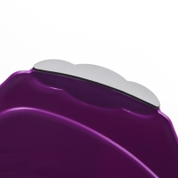 Горшок детский антискользящий &laquo;Бэйби-Комфорт&raquo; с крышкой, съёмная чаша, цвет фиолетовый