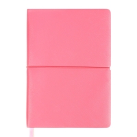 Ежедневник недатированный A5 136 листов deVENTE. Jane, мягкая обложка пвх, резинка, перфорация, ляссе, блок 70, розовый Ежедневник недатированный A5 136 листов deVENTE. Jane, мягкая обложка пвх, резинка, перфорация, ляссе, блок 70, розовый