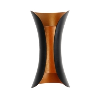 Светильник фасадный &laquo;Элегант&raquo;, FSD-035, 10Вт, 3000К, 1 луч, IP65, 220В, пласт., черно-золот.   10084