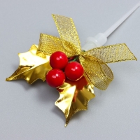 Декор для творчества « Новогодняя веточка», в наборе 3 шт., размер 1 шт. — 8,5 × 4,5 × 1,5 см Декор для творчества « Новогодняя веточка», в наборе 3 шт., размер 1 шт. — 8,5 × 4,5 × 1,5 см