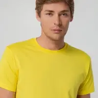 Футболка унисекс T-bolka 140, желтая, размер 4XL