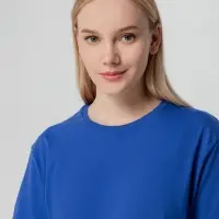 Футболка унисекс T-bolka 140, ярко-синяя, размер XXXL