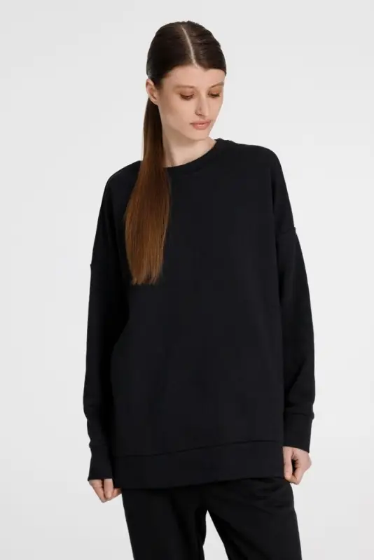 Свитшот унисекс S2, черный, размер XS/S