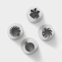 Набор кондитерский, 7 предметов: 2 мешка, 4 насадки d=2,5 см, адаптер Набор кондитерский, 7 предметов: 2 мешка, 4 насадки d=2,5 см, адаптер