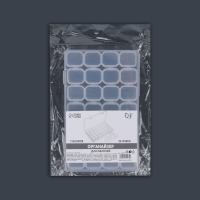 Органайзер для декора, 7 блоков, 4 ячейки, 17,5 × 10,5 × 2,7 см, цвет прозрачный Органайзер для декора, 7 блоков, 4 ячейки, 17,5 × 10,5 × 2,7 см, цвет прозрачный