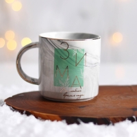 Новый год. Кружка керамическая &laquo;Зима&raquo;, 350 мл, цвет разноцветный