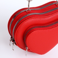 Сумка женская кросс-боди на молнии, цвет красный Сумка женская кросс-боди на молнии, цвет красный