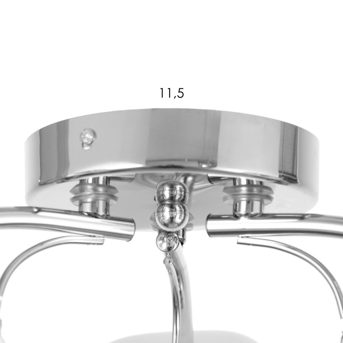 Люстра "Лиана" 3хЕ27 40Вт хром 55х55х36 см BayerLux