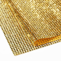 Стразы термоклеевые на листе, d = 3 мм, 40 &times; 24 см, цвет золотой