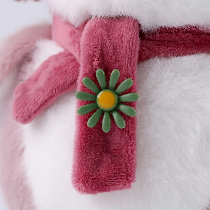 Новогодняя мягкая игрушка &laquo;Пингвин&raquo;, цвет розовый, на новый год, 18 см