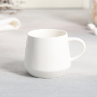 Чайная пара керамическая «Черно-белое», кружка 130 мл, блюдце 11х14.5 см, цвет белый Чайная пара керамическая «Черно-белое», кружка 130 мл, блюдце 11х14.5 см, цвет белый