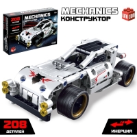 Конструктор гоночная машина &laquo;Багги&raquo; UNICON Техно, инерционный, 208 деталей, 6+