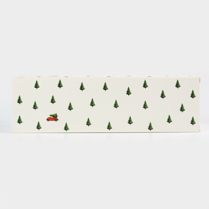 Коробка подарочная новогодняя складная &laquo;С Новым годом! &raquo;, 9.5 х 32.5 х 9.5 см, Новый год