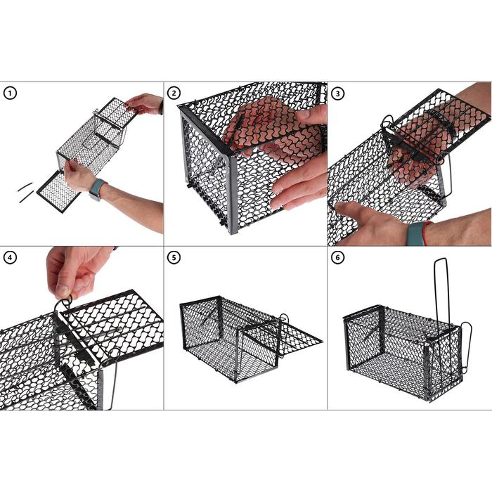 Крысоловка, 24 × 12 × 12 см, металлическая, Greengo Крысоловка, 24 × 12 × 12 см, металлическая, Greengo