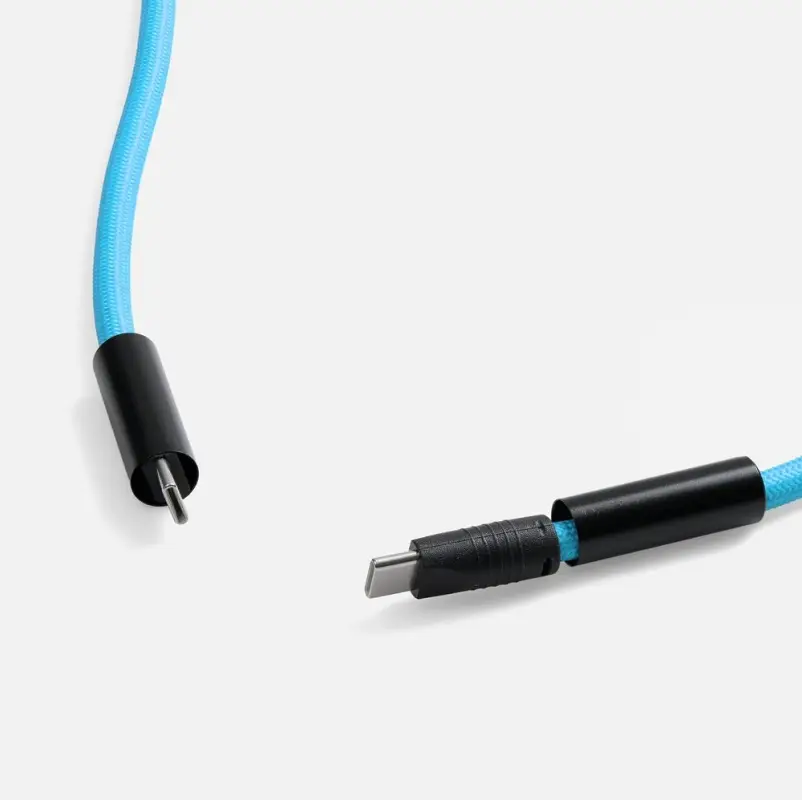 Кабель-ланьярд energyFlex Power Delivery 60 Вт, синий