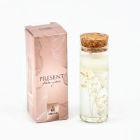 Свеча интерьерная в колбе &laquo;Цветочный&raquo; 3 х 3 х 8 см