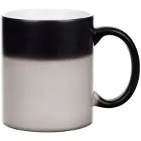 Кружка «Хамелеон», ver.3, матовая, черная Кружка «Хамелеон», ver.3, матовая, черная