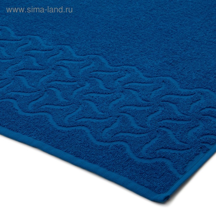 Полотенце махровое &laquo;Радуга&raquo; цвет синий, 70х130 см, 295г/м2