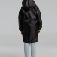 Дождевик детский Rainman Kids черный, 7-9 лет