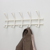 Вешалка настенная «Норма», цвет белый Вешалка настенная «Норма», цвет белый
