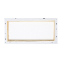 Холст на подрамнике 1,6х20х40 см, хлопок 100%, акриловый грунт, среднезернистый, 380г/м&sup2;