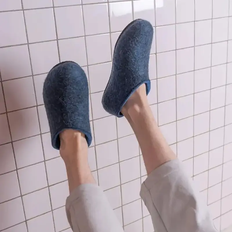 Домашние валенки Cant, темно-синие (индиго), размер 35