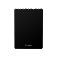 Блокнот А5, 60 листов в клетку, на гребне ErichKrause Classic, пластиковая обложка, блок офсет