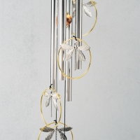 Музыка ветра металл "Стрекозы" 4 трубки 70 см Музыка ветра металл "Стрекозы" 4 трубки 70 см