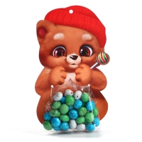 Новый год! Шоколад с печеньем, на открытке «Волшебного Нового года» Новый год! Шоколад с печеньем, на открытке «Волшебного Нового года»