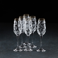 Набор бокалов &laquo;Весна&raquo;, стеклянный, 210 мл, 6 шт