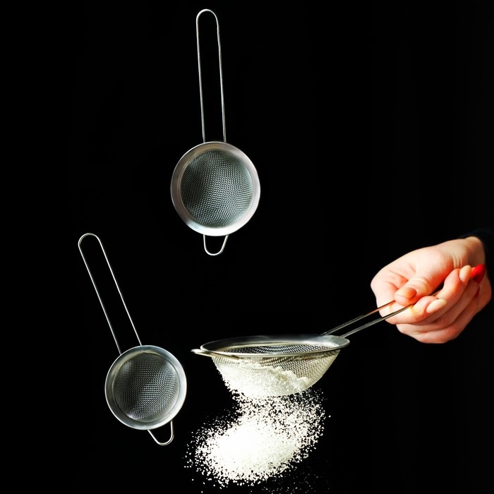 Набор сит Доляна, 3 шт, d=7 см, 8 см, 10 см Набор сит Доляна, 3 шт, d=7 см, 8 см, 10 см